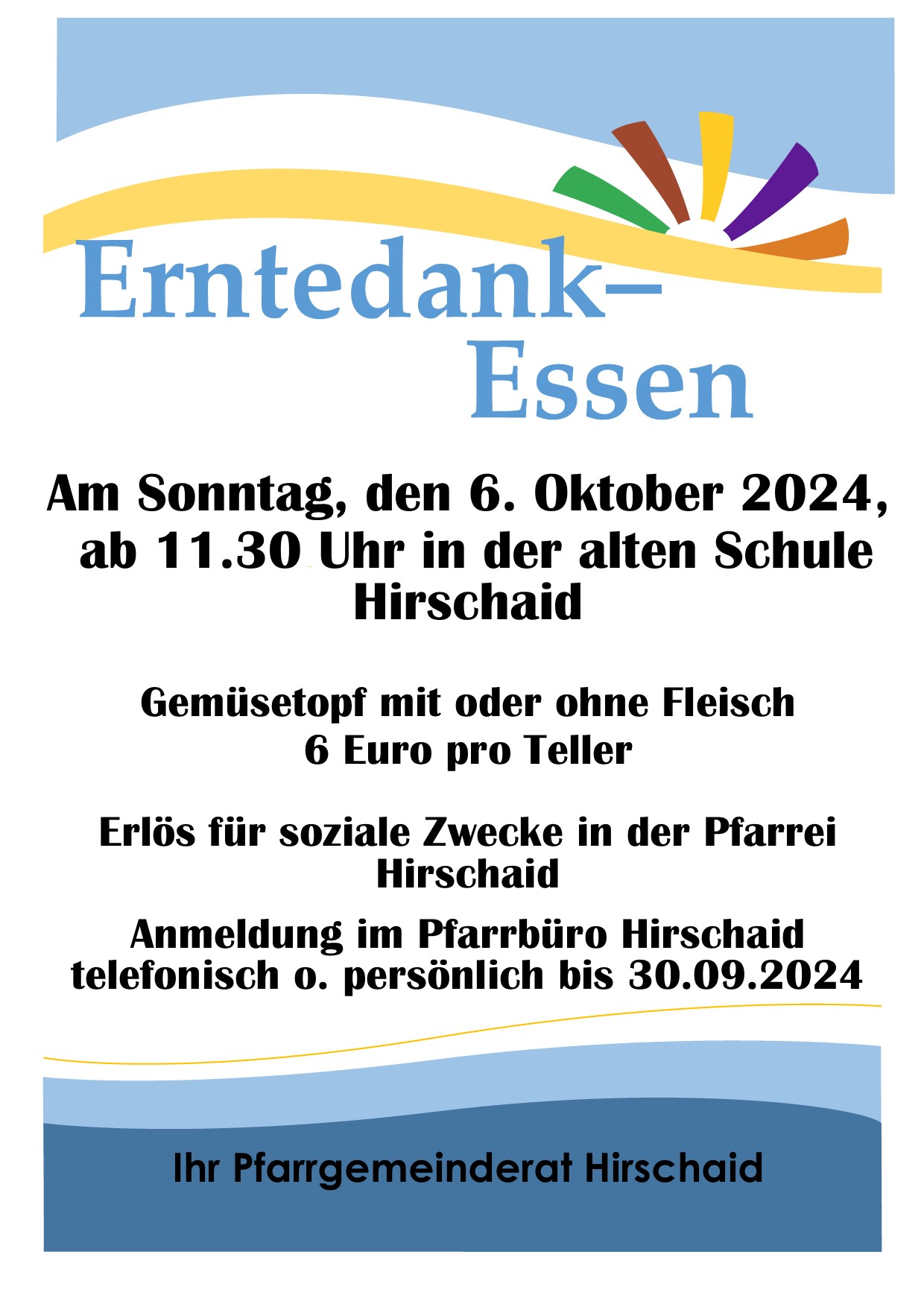 Erntedank-Essen
