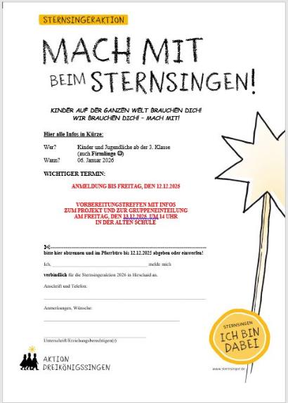 Sternsingeraktion 2026