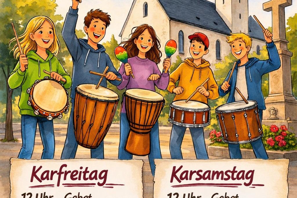 Trommeln statt Ratschen!