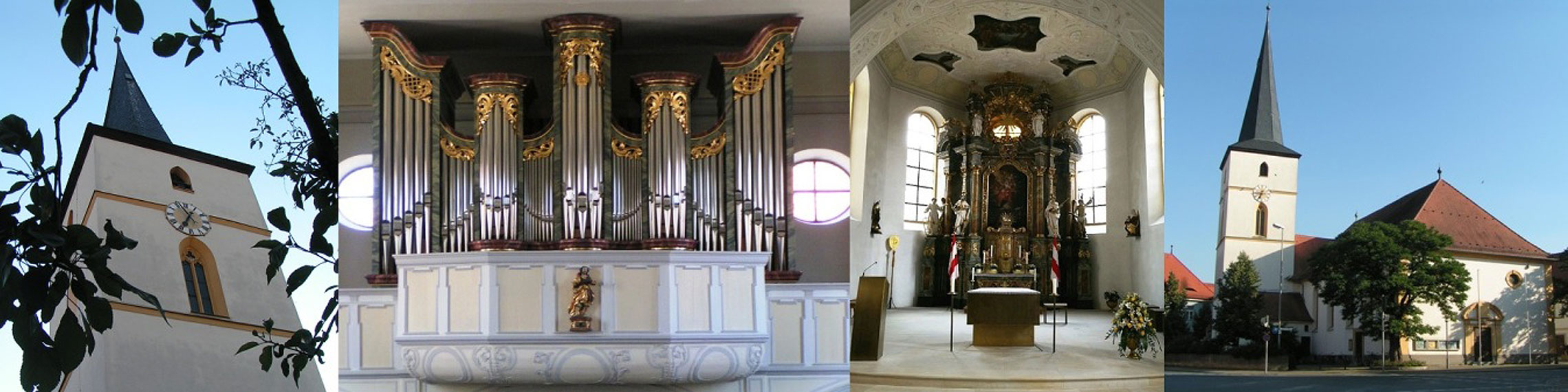 Slider auf der Homepage der Pfarrei St. Vitus Hirschaid