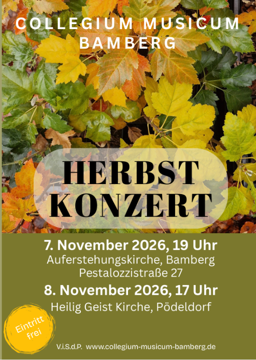 Herbst Konzert - Collegium-musicum-bamberg.de